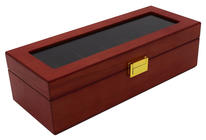 6 слотов массивная деревянная коробка вахты коль Saati caja reloj часы Организатор Чехол Кахас де Regalo caixa para relogio подарок часы держатель