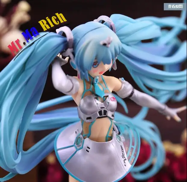 Япония Аниме Новый Hatsune Miku Racing Girl 1/8 Масштаб ПВХ фигурка Коллекционная модель