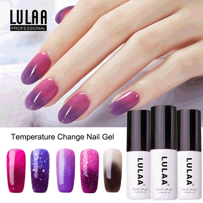 1 шт термальный меняющий Цвет гель лак для ногтей горячий МДФ|Лак ногтей| |