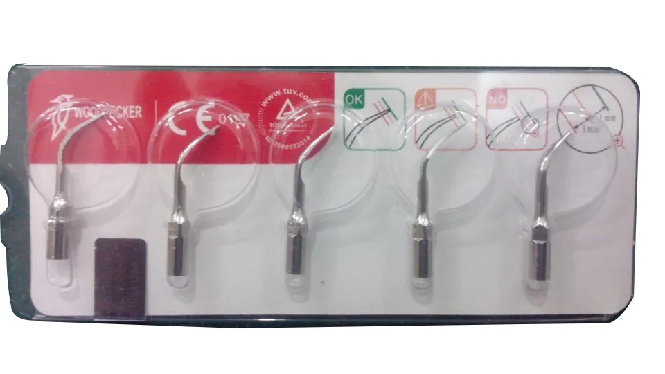 

1 set Original woodpecker Dental Ultrasonic Scaler Tips scaling tips handpiece Fit EMS & WOODPECKER