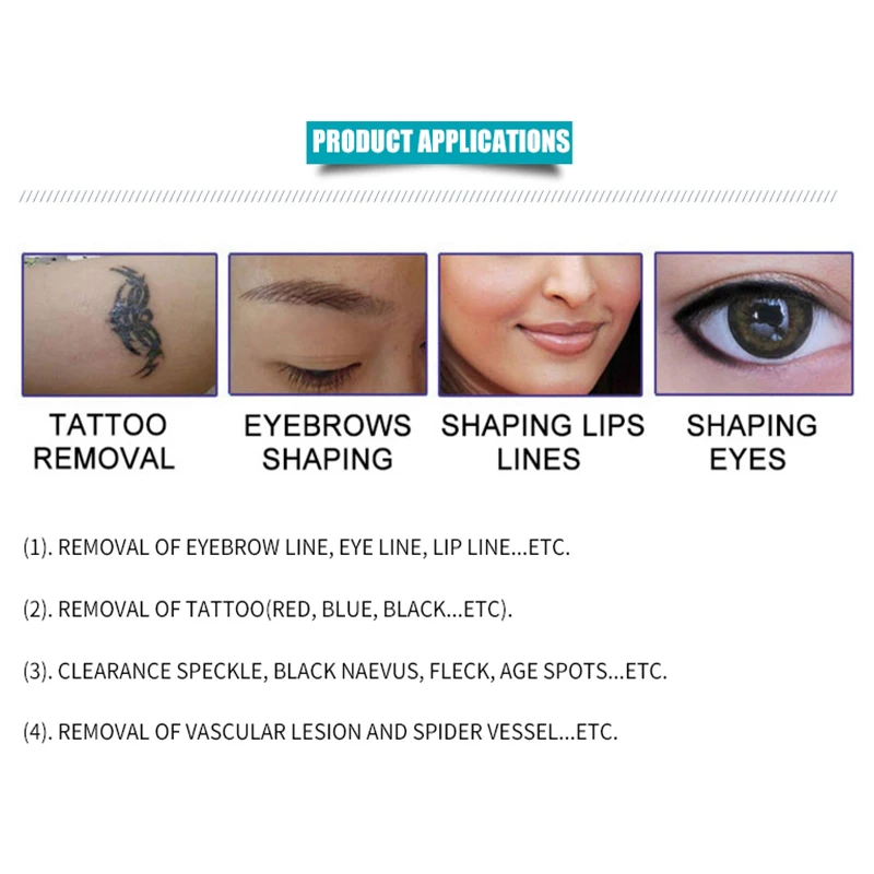 Высокомощная настольная лазерная машинка для мытья бровей тату-машина моющие