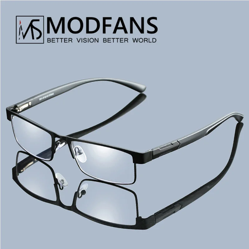 

Men Titanium Alloy Reading Glasses Mens Non spherical lenses Retro Business Designer Hyperopia Prescription Eyeglasses Male