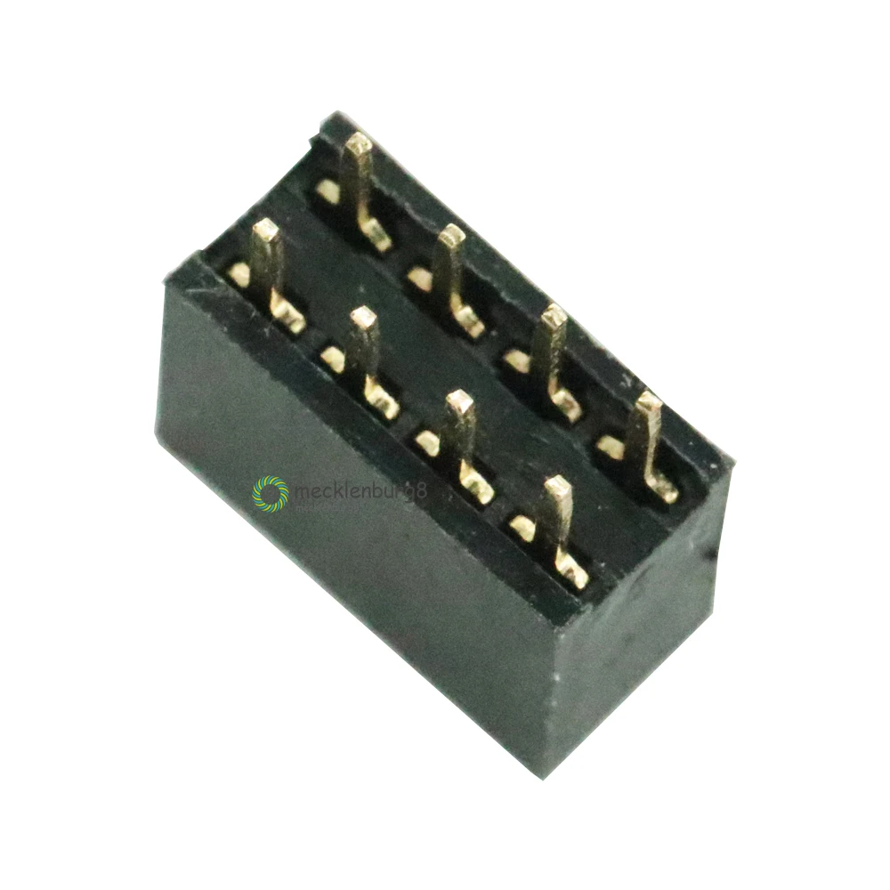 10 шт. 2X4 контактный 8P 2 54 мм двухрядный гнездовой прямой штыревой разъем |