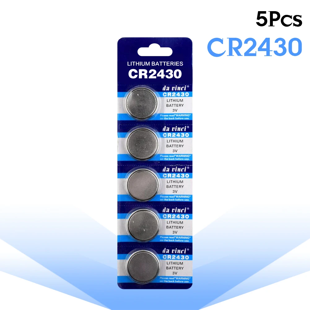 Дешевые Высококачественные Новые 5 шт./карты CR2430 CR2330 CR2032 CR2025 CR2016 CR2450 3 В литиевая батарея CR 2450 кнопочные батареи