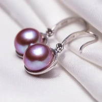yikalaisi 2017 pearl earrings pearl jewelry for women natural freshwater pearl 925 sterling silver jewelry earrings wedding