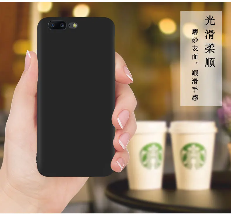 For OnePlus 5 Case Soft silicone Candy colors Frosted Protective Back cover case for oneplus5 one plus A5000 phone shell |