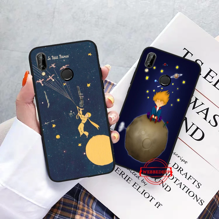 Силиконовый чехол little prince fox для Huawei P8 Lite 2015 2017 P9 2016 Mimi P10 P20 Pro P Smart 2019 P30|Бамперы| |
