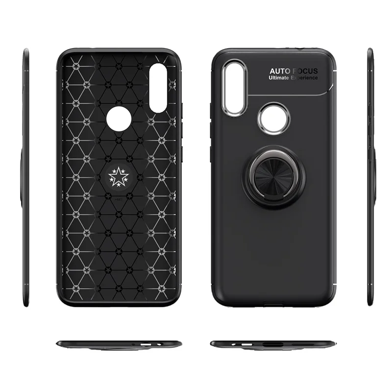 Redmi 7 Case On For Xiaomi Y3 Cover 6.26 inch Finger Ring Holder Soft pouch bumper Phone Bag Redmi7 |