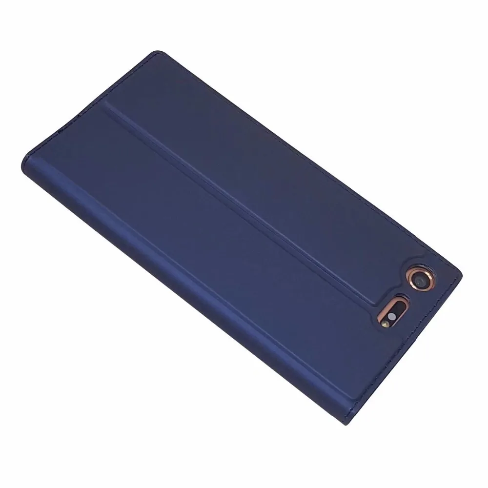 Для Sony Xperia XZ1 компактный раскладной Магнитный чехол Kickstand карта Книга защитный чехол закрытый кожаный чехол