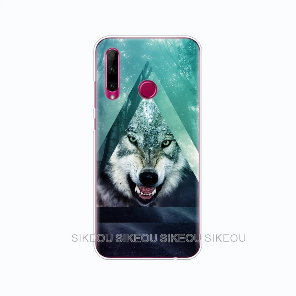 10131 Honor 10i силиконовый чехол ТПУ задняя крышка чехол для телефона huawei Honor 10i чехол HRY-LX1T 10 i 6,21 дюймов Волк тигр, Лев, Леопард медведь - Цвет: 10131