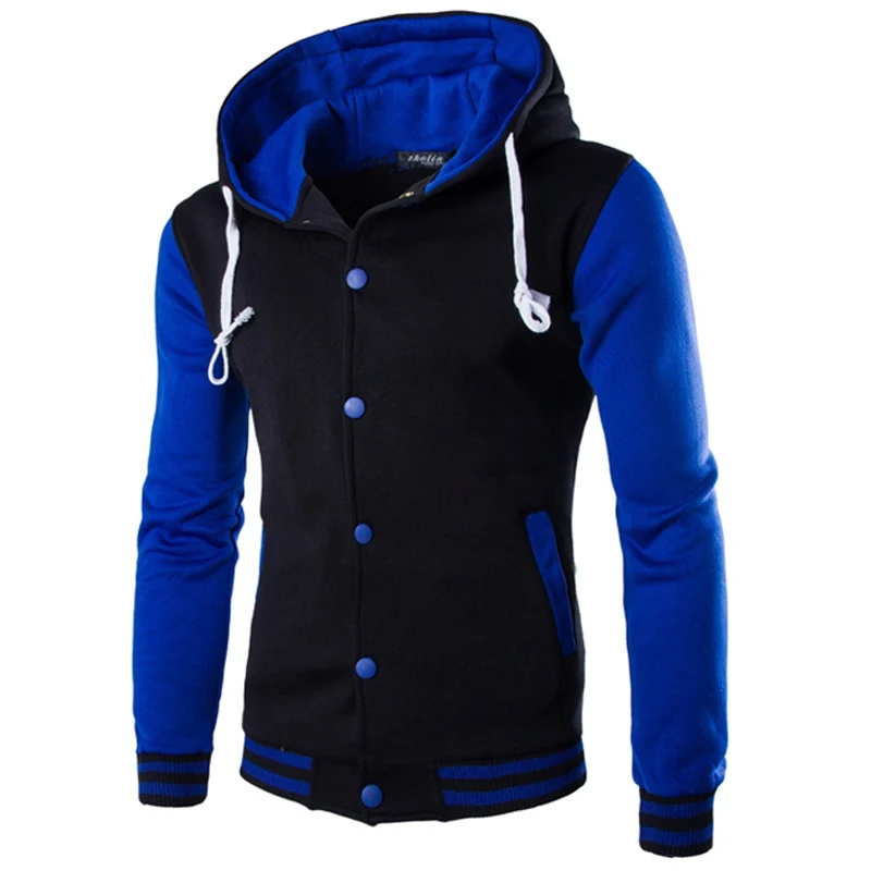 W69 blue Новинка, Мужская/мужская бейсбольная куртка, модный дизайн, цвет красного вина, мужская приталенная университетская куртка, Мужская брендовая стильная куртка - Цвет: W69 blue