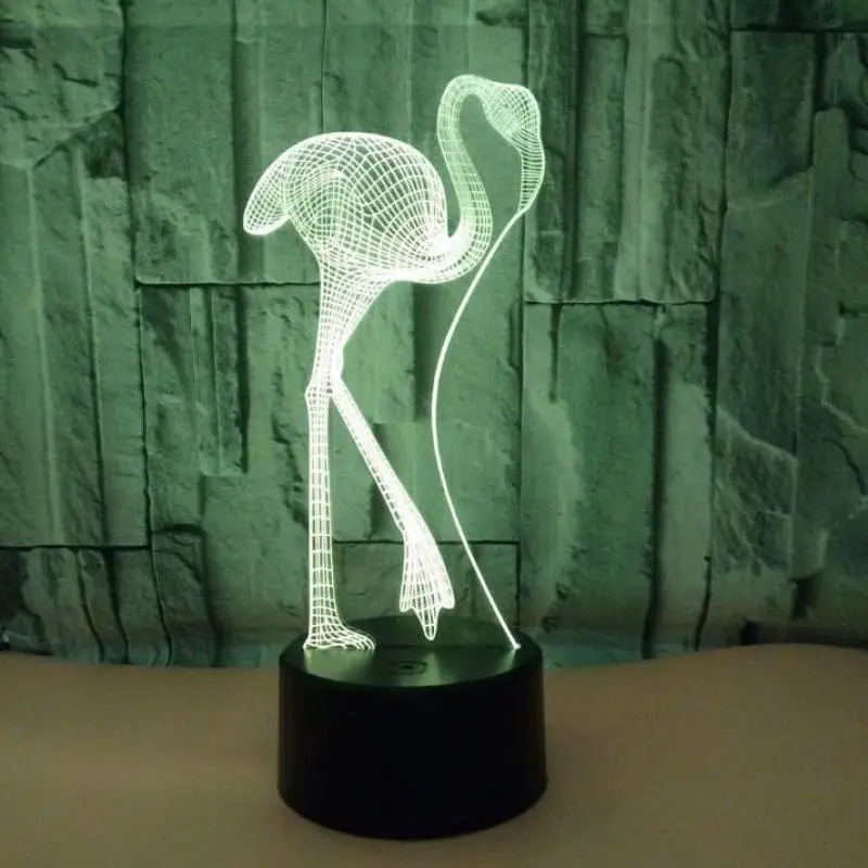 Настольная лампа с 3d эффектом чудо энергосберегающие светодиодные светильники