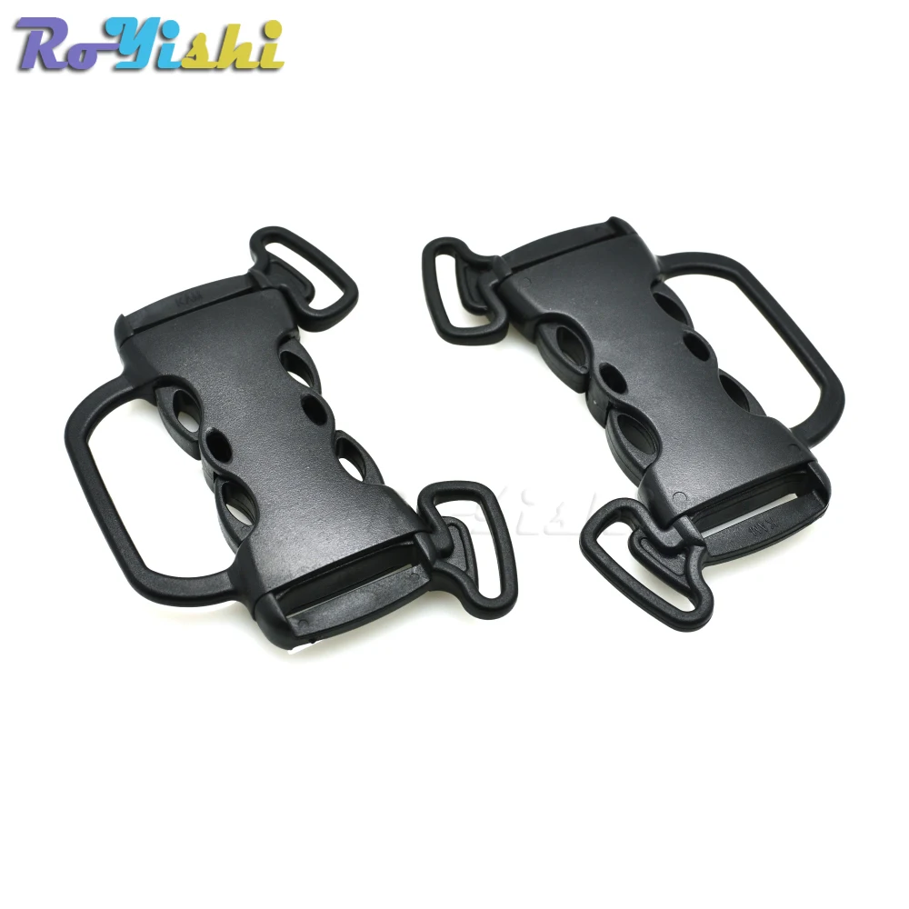 

1" Webbing Woven Tape Sewing Side Release Buckle Plastic for Backpack Straps
