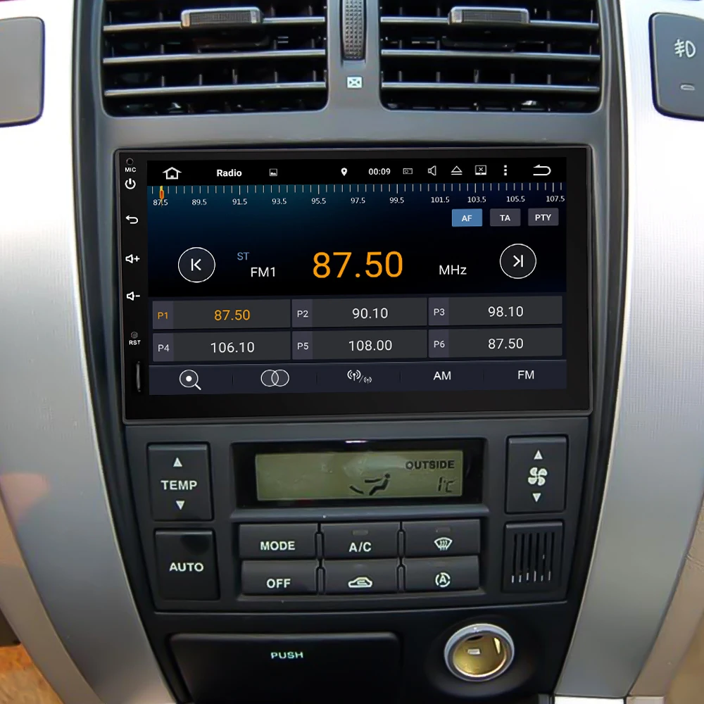 Eunavi 7 ''2 din Octa 8 ядерный Android 9,0 4 Гб ОЗУ Универсальное автомобильное радио gps Navi аудио стерео мультимедийный плеер wifi bluetooth USB