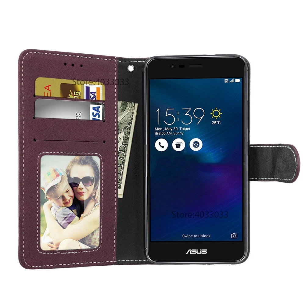 Ретро матовый флип чехол для ASUS X008D Zenfone3Max ZC520TL ZC ZC520 520TL TL случае телефон кожаный чехол для ASUS_X008D ASUS_X008DA