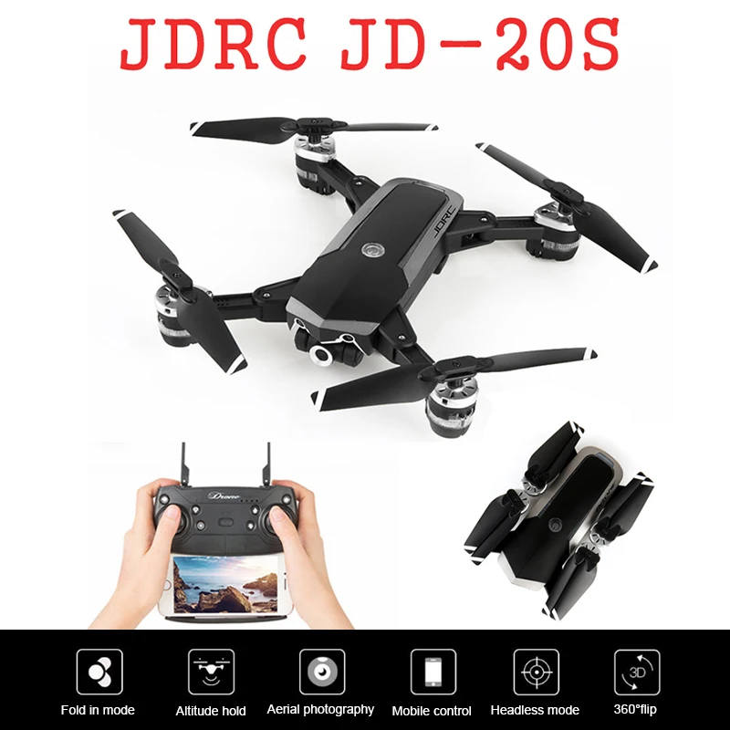 JDRC JD 20S JD20S/JD PRO WiFi FPV складной Дрон 5PM 2MP 0 3 PM 1080P HD камера RC Квадрокоптер RTF гоночный VS