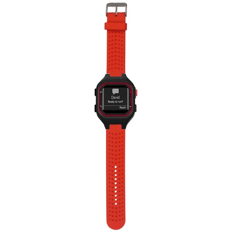 OOTDTY Мужской силиконовый сменный Браслет для Garmin Forerunner 25 gps часы с инструментами