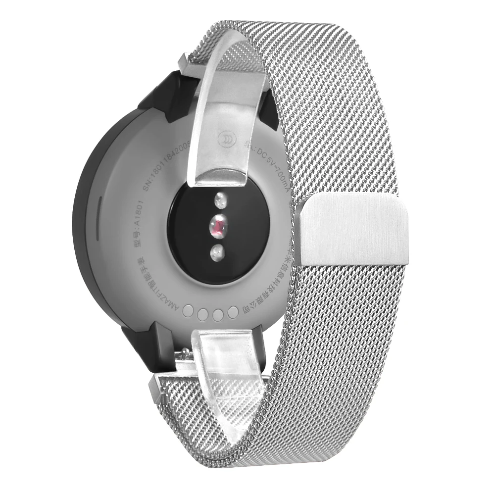 FIFATA металлический ремешок для Xiaomi Huami Amazfit Verge 3 умные часы из нержавеющей стали Milanese Loop Watch Band для Amazfit 3 браслет