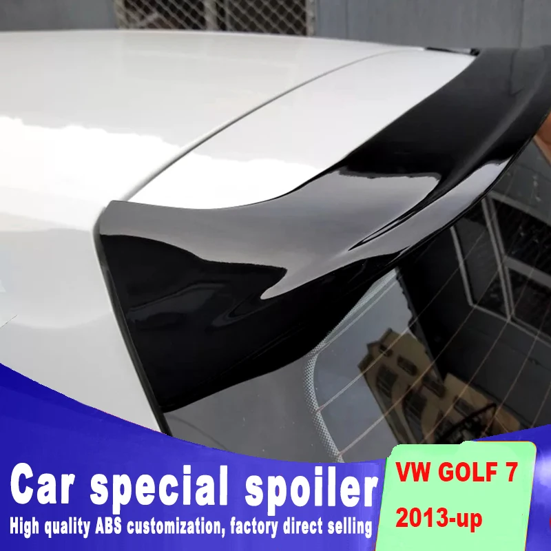 Двухсторонний воздушный спойлер для Golf 7 MK7 спойлер 2013 заднее стекло крыша крыло высокое качество АБС грунтовка DIY Краска