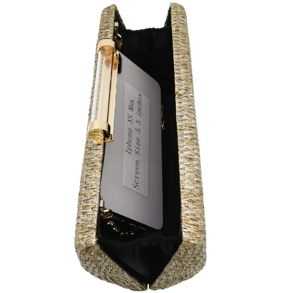 Женские Соломенные Сумочки 2020 клатчи маленький вечерний вязаный клатч сатиновый