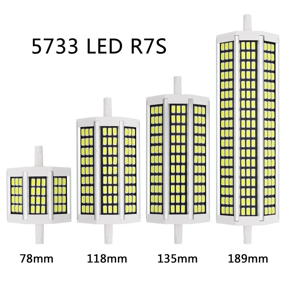 4 Вт 7 10 15 SMD5733 R7S светодиодный лампы 78 мм 118 135 189 AC 220 Наводнение светильник заменить