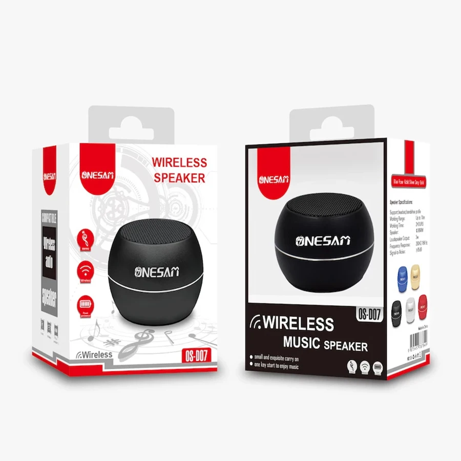 ONESAM Портативный беспроводной Bluetooth динамик с микрофоном радио воспроизведения