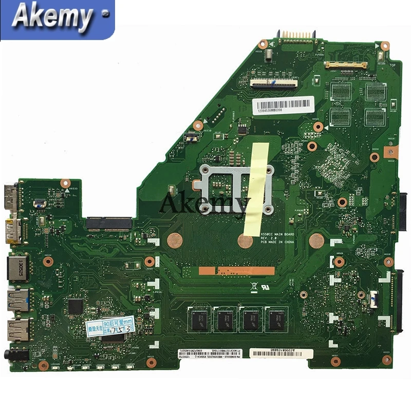 Amazoon X550CA материнская плата для ноутбука ASUS X550CA X550CC X550CL R510C Y581C X550C X550 Тесты оригинальная материнская плата 4G Оперативная память I3-3217U