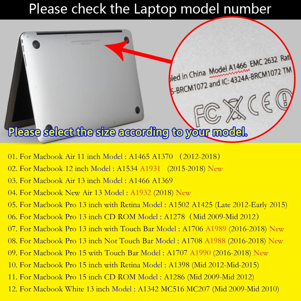 Жесткий чехол для ноутбука + сумка клавиатуры экрана Пылезащитная заглушка 2018 Apple