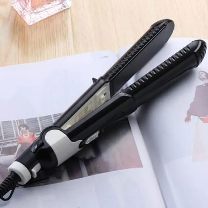 2 в 1 Электрический Профессиональный фен щетка для завивки выпрямитель волос