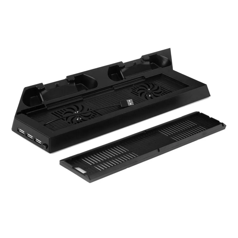 Вертикальный вентилятор охлаждения Cooler Стенд с двойной зарядная станция для PS4