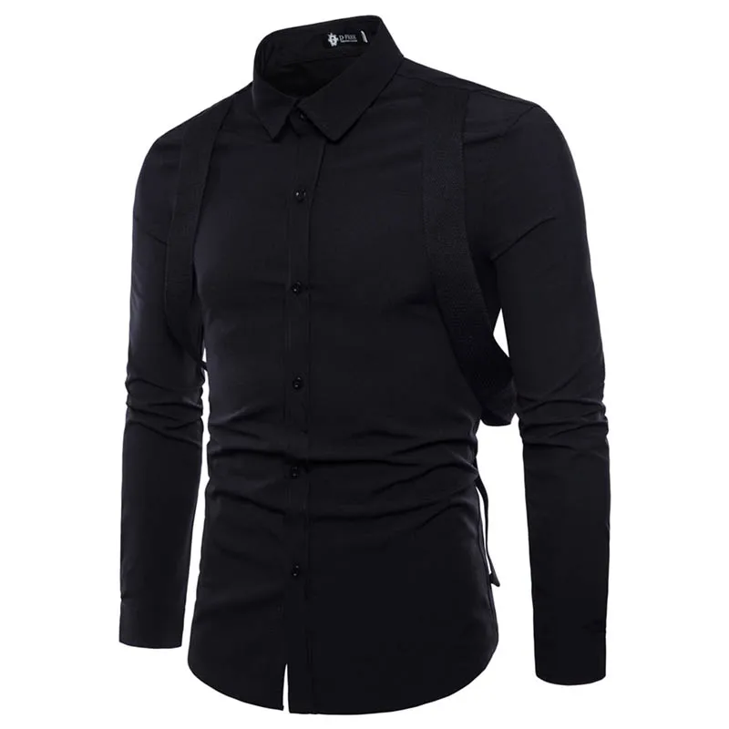 Горячая Распродажа 2018 Мужская брендовая Повседневная рубашка тонкая модная с