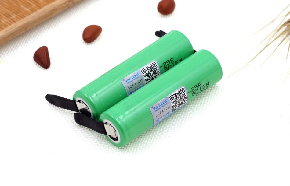 varicore 18650 2500mAh аккумулятор INR1865025R 3,6 V разряда 20A выделенная батарея питания+ DIY никель