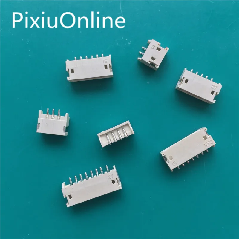 

50PCS/LOT YT2032B ZH1.5 Connector 2P/3P/4P/5P/6P/7P/8P 1.5mm Horizontal smd Socket 1.5mm Pitch Patch Plug Connector SMT SMD