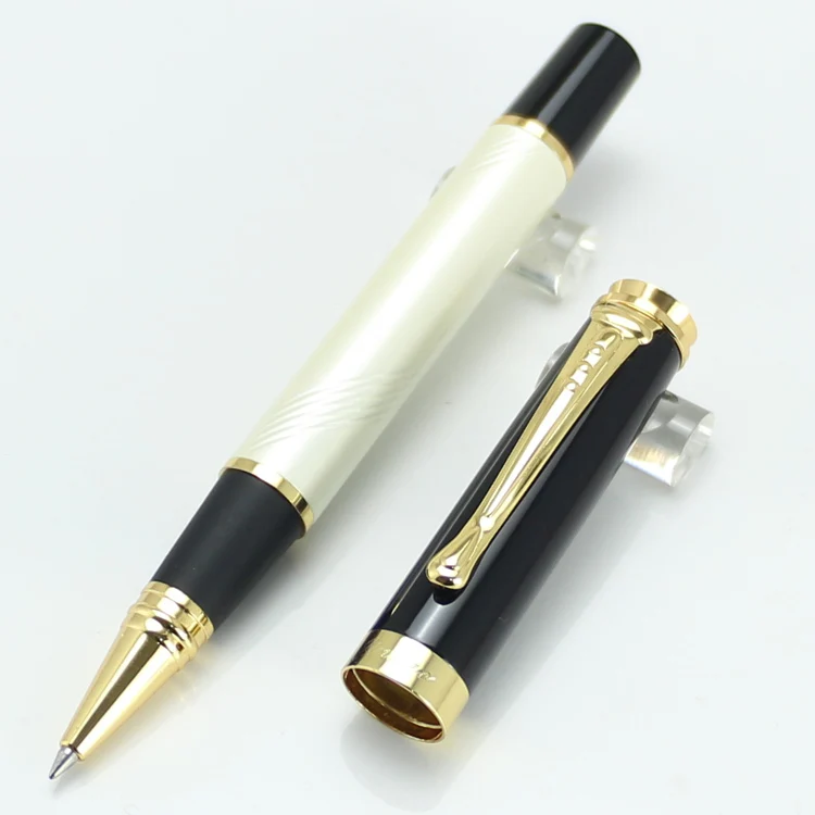 JINHAO 500 шариковая ручка 7 цветов черный/белый/серый/красный цвет золотой зажим для ручки материал Escolar Чернильное JINHAO Ручка 13,6*1,8 см - Цвет: 7