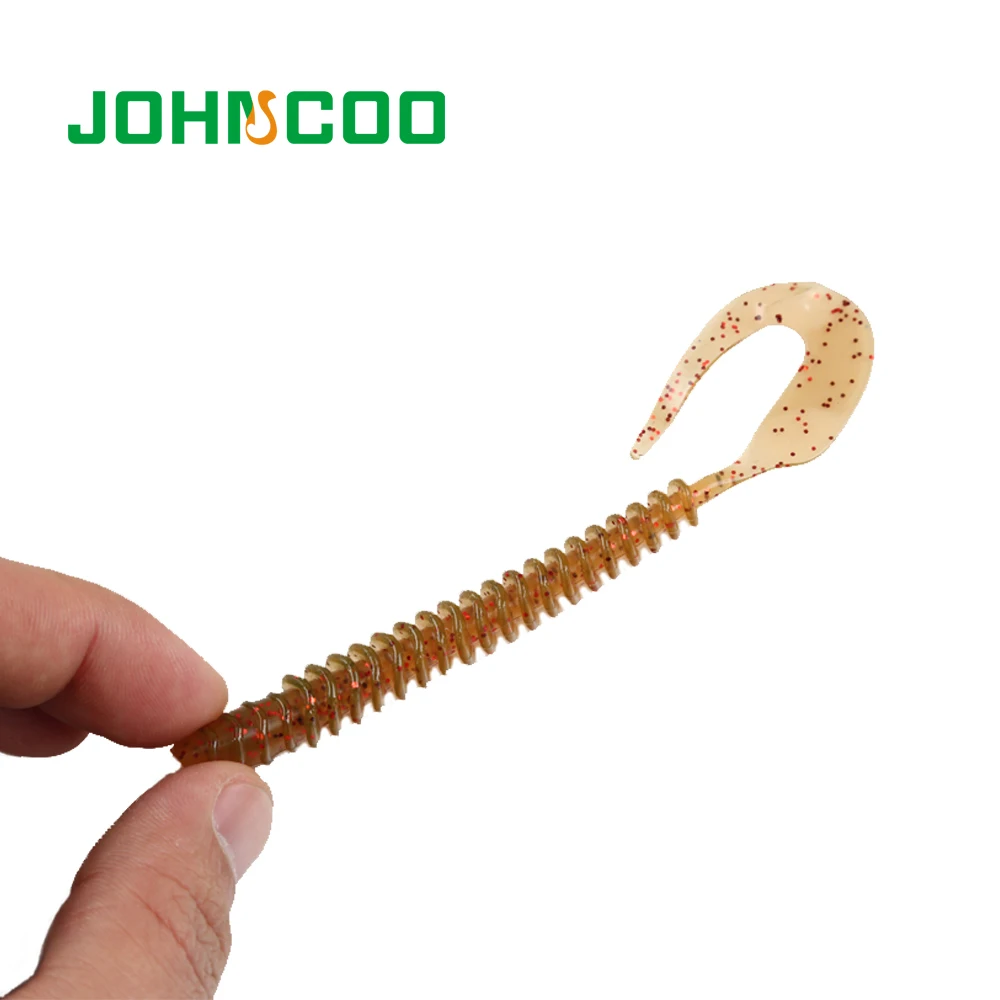 JOHNCOO Новинка 8 шт. искусственная рыболовная приманка 110 мм 3 6 г Мягкая червь Swimbait