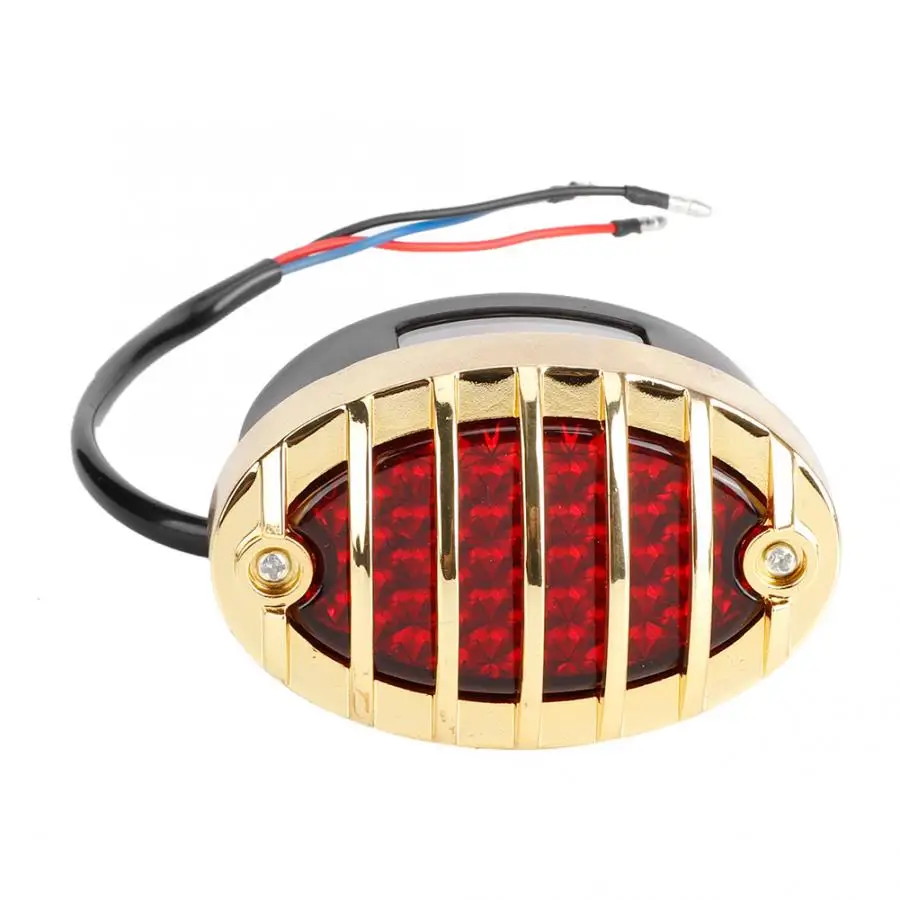 Универсальный мотоциклетный задний фонарь в стиле ретро Защита радиатора стоп