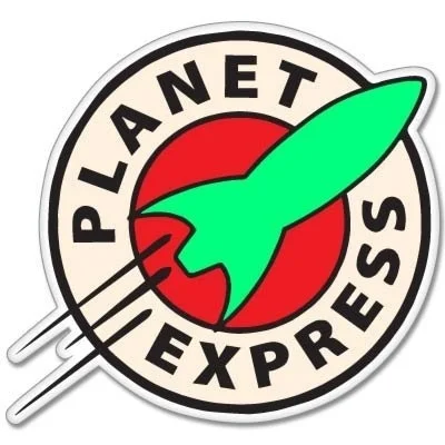 Наклейка для автомобиля Futurama Planet Express Vynil|Наклейки творчества| |