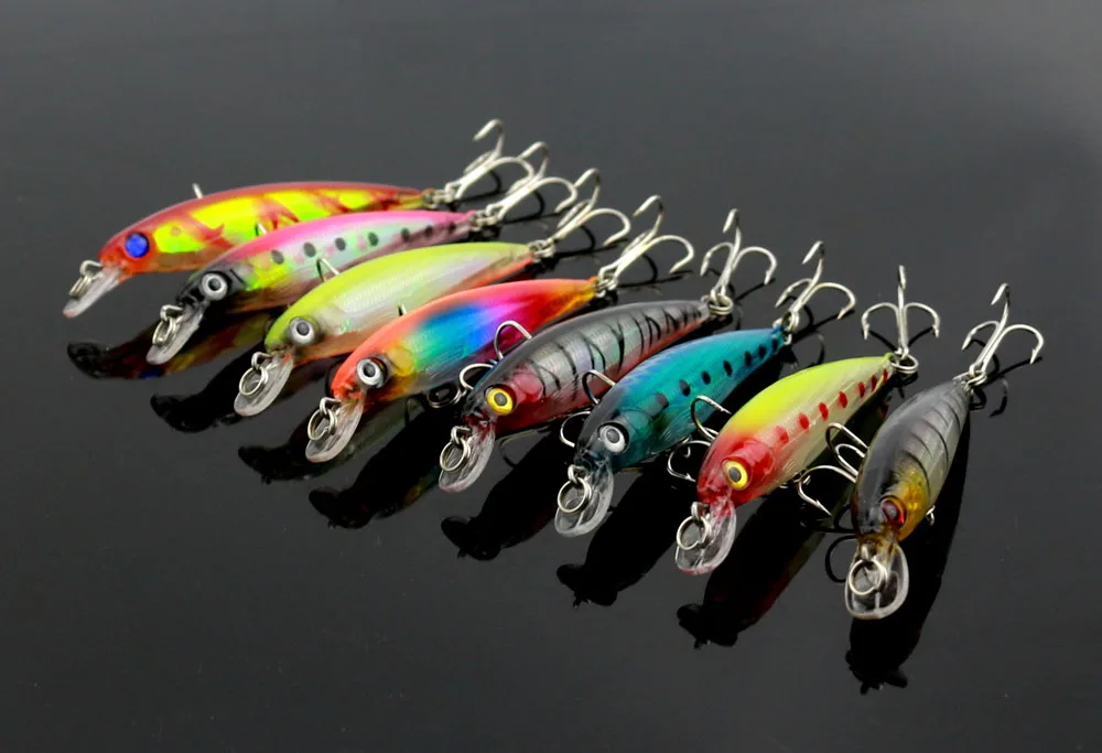 7 2 г 8 5 см Жесткая приманка гольян Swimbait Minnow рыболовная тройные Крючки Карп