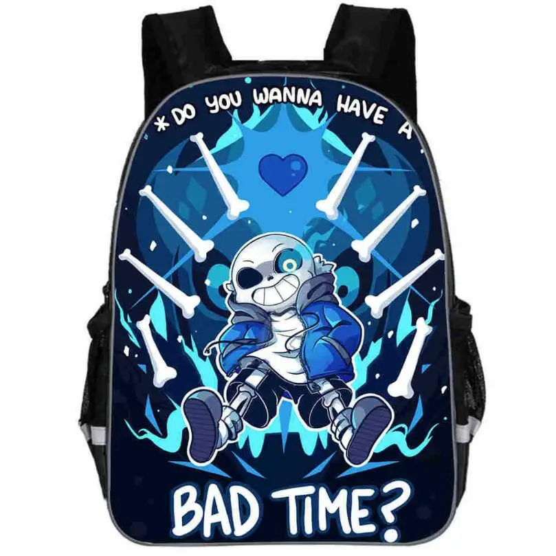Рюкзак Freddy Animal Anime FNAF сумки Чика Фокси Undertale Sans повседневные школьные для малышей