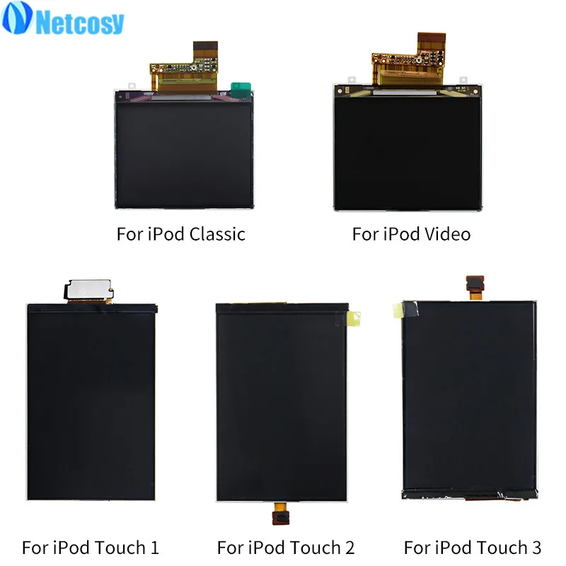 ЖК-экран Netcosy для iPod Touch 1 2 3 поколения, запасные части для iPod, Классический ЖК-экран для iPod Video lcd