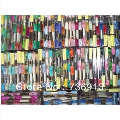 Всего 3000 штук пряжи для вышивки крестиком аналогичной DMC вы можете выбрать любые