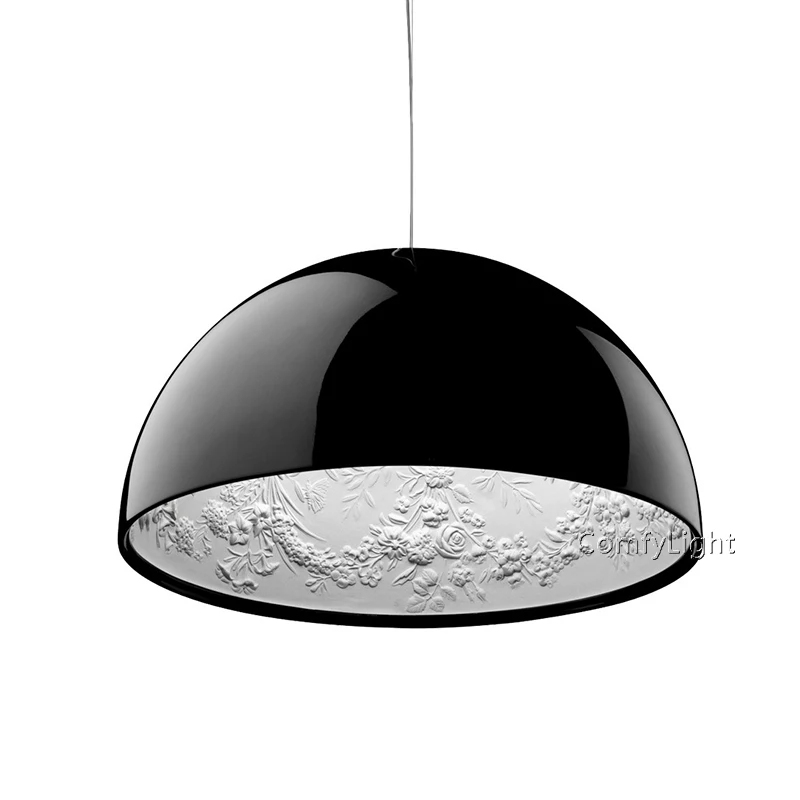 Black Lamp Современный подвесной светильник, художественный дизайн, для гостиной, спальни, минималистичный подвесной светильник, для ресторана, скандинавского стиля, для украшения дома, подвесные лампы - Цвет корпуса: Black Lamp