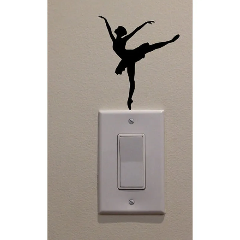 WANGZHIMING new cartoon wall stickers for kids room dance bedroom home decor living | Дом и сад