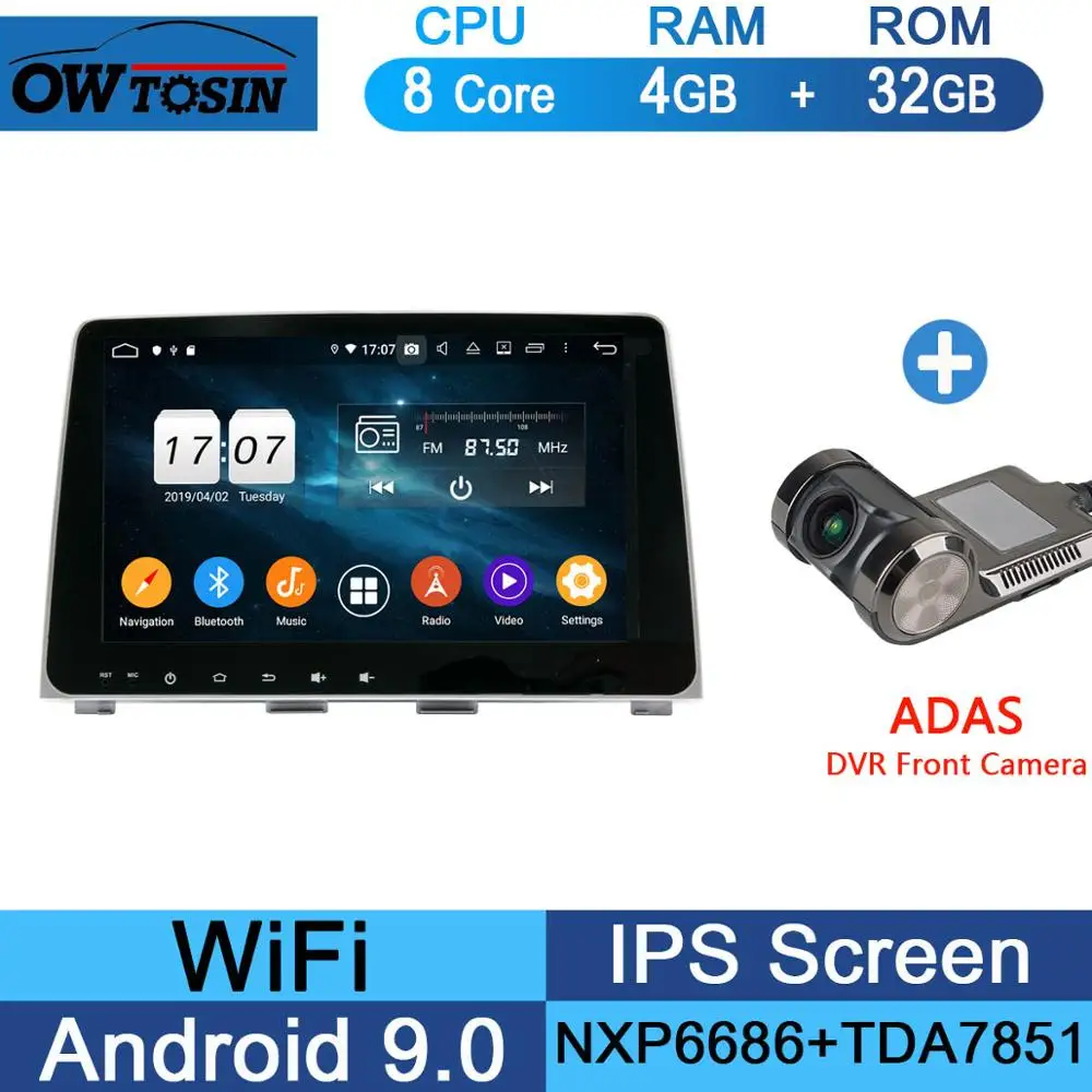 32G Adas Camera " ips 8 ядерный 4 Гб+ 64 ГБ Android 9,0 автомобильный мультимедийный плеер для hyundai Sonata 9 gps Радио стерео DSP CarPlay Parrot BT - Цвет: 32G Adas Camera