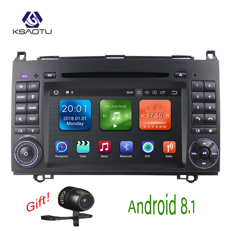 KSAOTU 7 &quotDAB + 4G Android 8 1 автомобильный DVD плеер SD GPS для Benz A/B Calss W169 W245 Sprinter Vito |