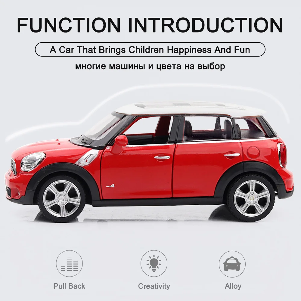 1/36 Scale Simulation CLS63 G63 Q7 VW Bus Alloy Model Car Diecast Vehicle Toys Pull Back Metal Auto Collection Cars Toy For Kids