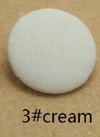 3 cream 10/11. 5/12. 5/15/18/20/23/30/39 мм пуговицы со стойками, обшитая тканью для одежды Подарочная коробка ручной работы для скрапбукинга "сделай сам" пользу для шитья - Цвет: 3 cream