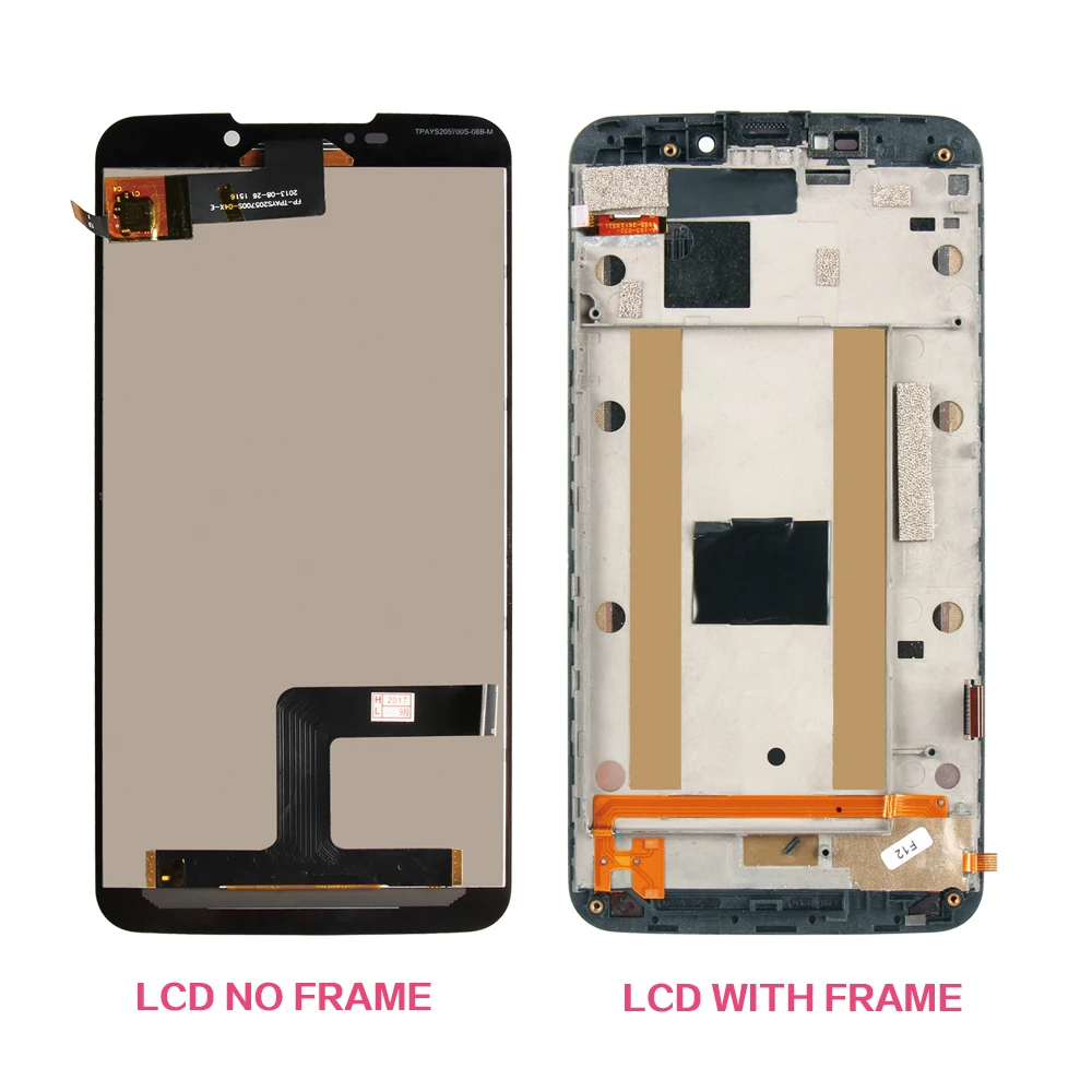 Srjtek 5 7 &quotдля ZTE N9520 ЖК дисплей сенсорный экран дигитайзер сенсор в сборе с рамкой