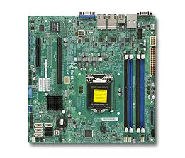 

OEM X10SLM + -LN4F server board H3 1150 pin C224 chip four network port