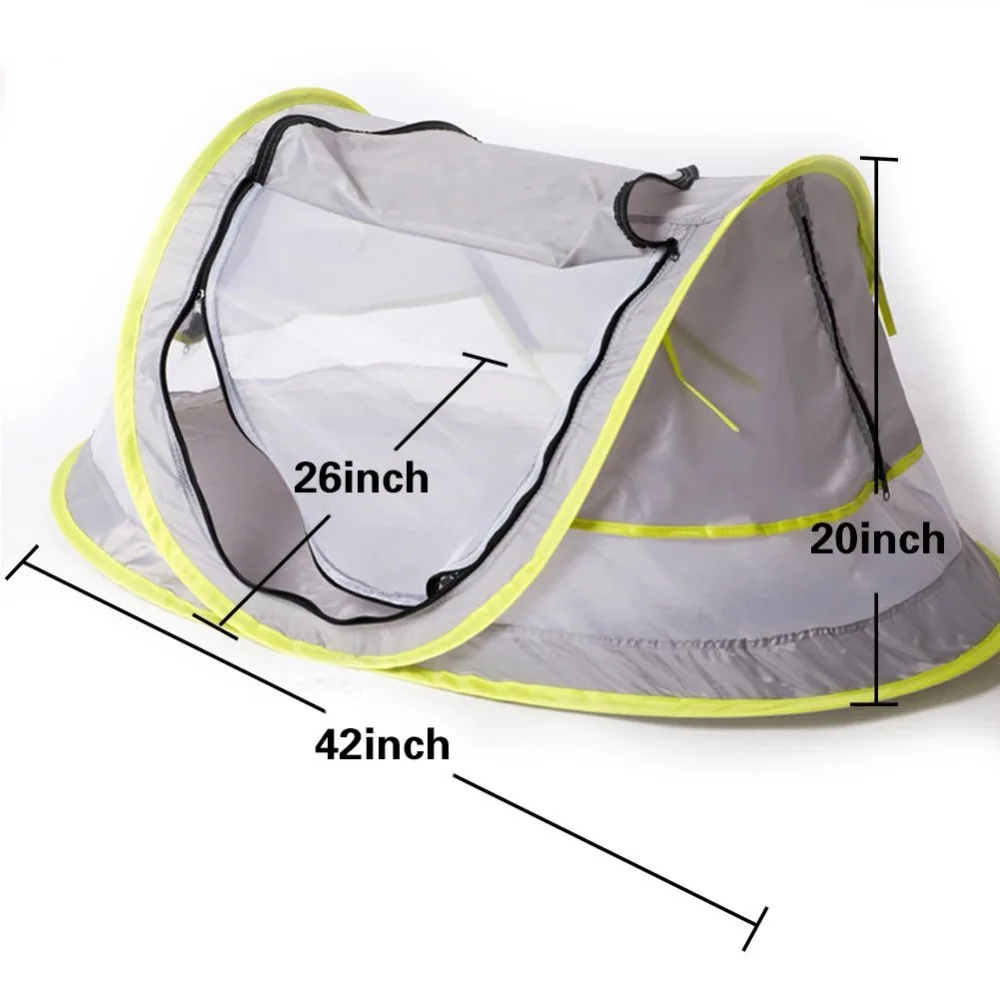 Baby Travel Bed Portable Beach Tent UPF 50+ Sun Shelter Pop Up Mosquito Net Toy | Игрушки и хобби